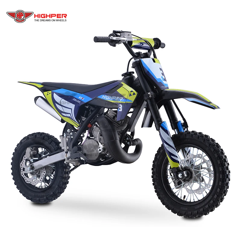 10.5Hp 50cc 2 stroke Motor cross Kick Start Mini Cross Bike Dirt Bike for Kids