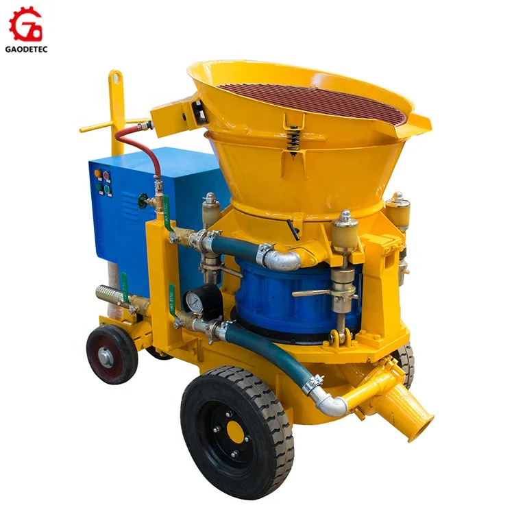 5m3/h steel rotor plate electric dry concrete spraying shotcrete machine price
