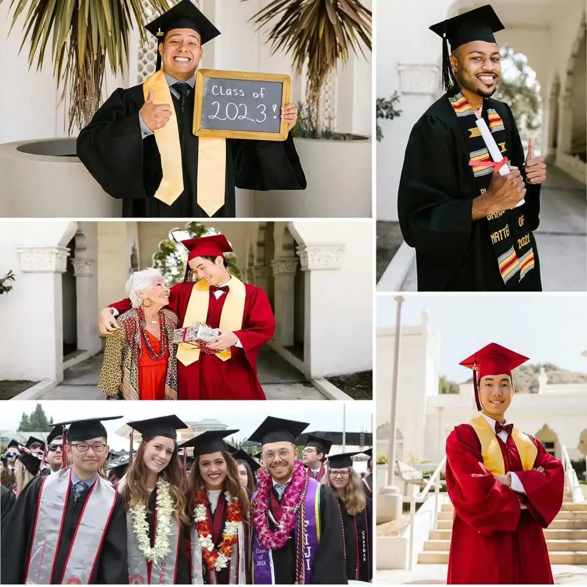 Adults Graduation Robes Black Color Graduation Gowns For University With Good Price