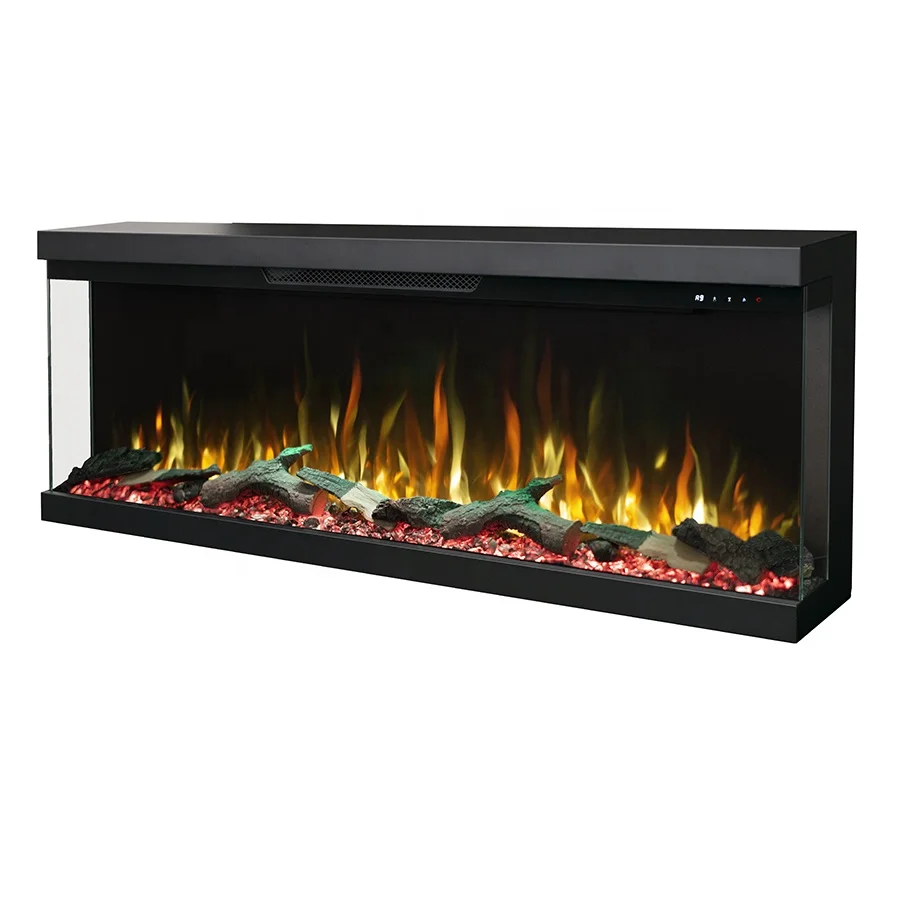 new slimline 3 bay electric fireplace with APP from China