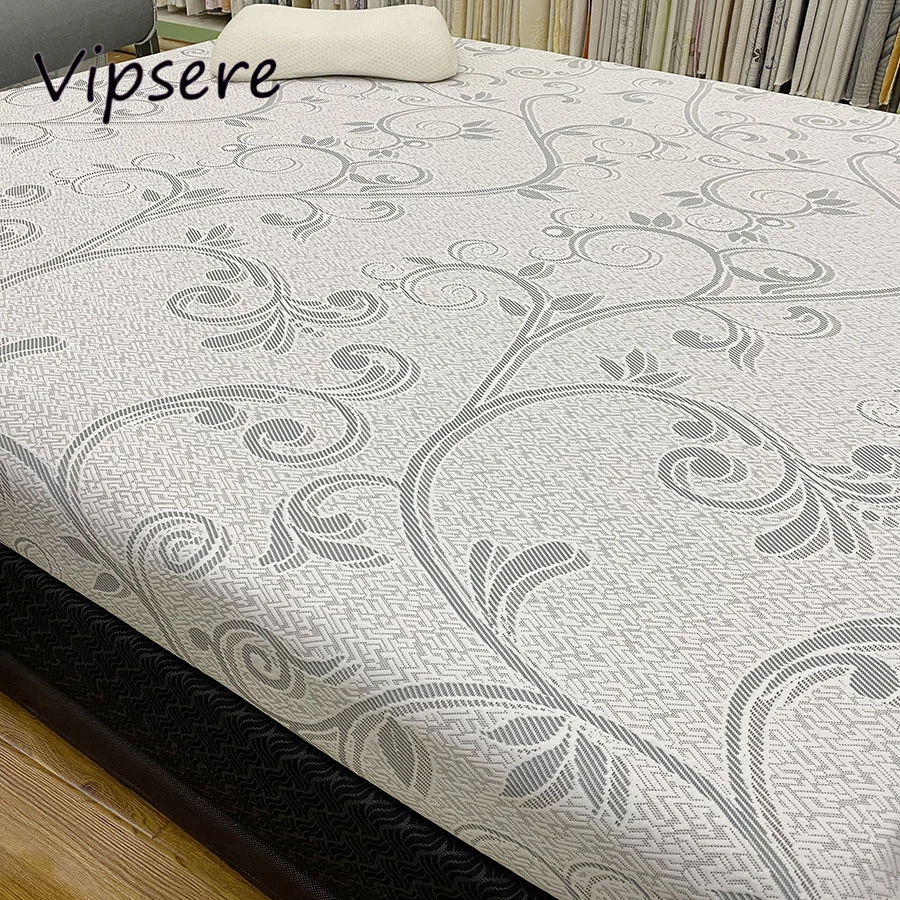 Wholesale customized anti-wrinkle knitted sofa mattress jacquard fabric