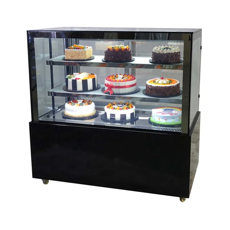 Retail refrigeration equipment showcase pastry bakery cake display refrigerator counter chiller