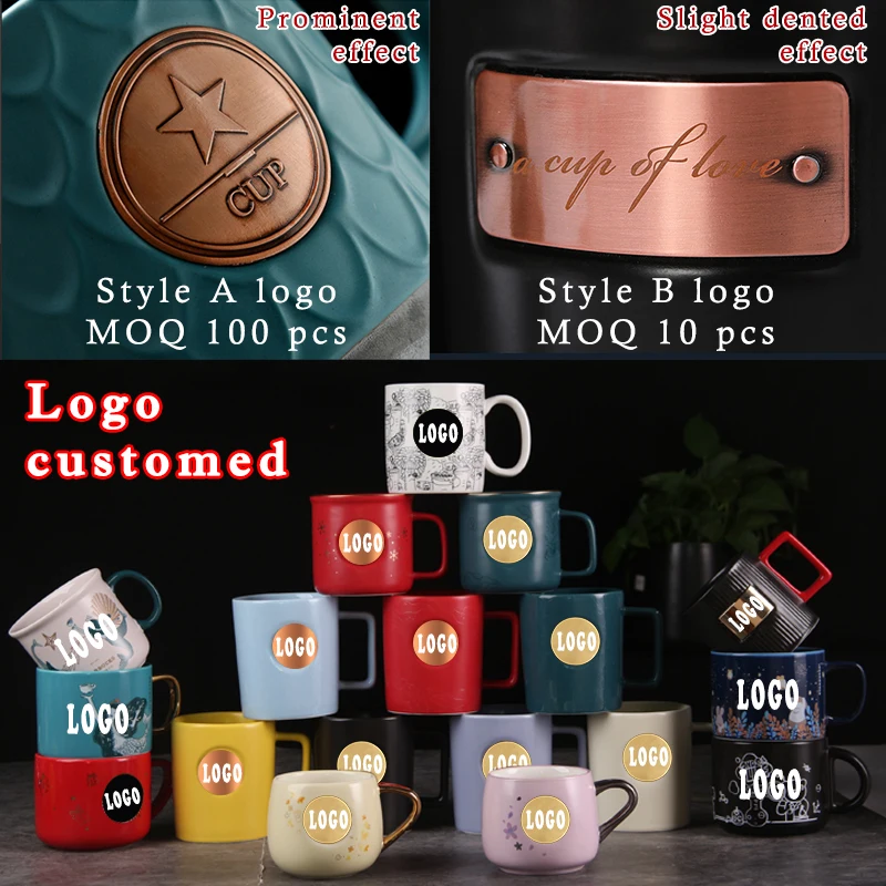 Stylish Hot-Selling 14 OZ Ceramic Cup Collector Series Large Milk Mug Classic Style With Handle Purchase Agent Staurbuckes Cup