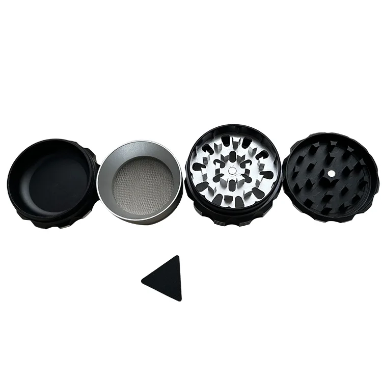 60mm smoking herb grinder for aluminum alloy drum shape stripe spices tobacco grinder