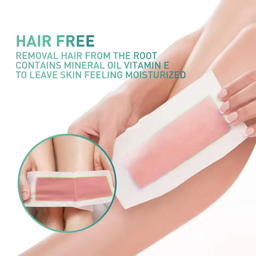 private label depilatory wax strip hair removal  wax strip for depilation