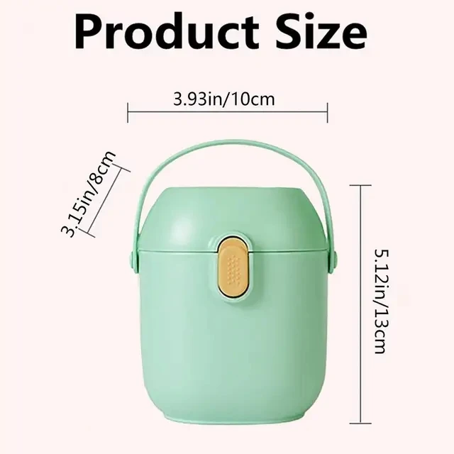Baby milk powder box portable outgoing milk powder can snack storage sealed jar milk powder box