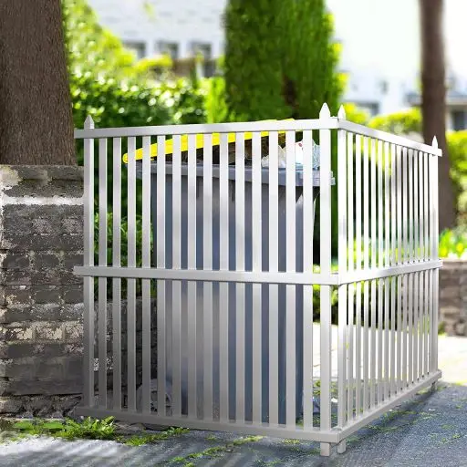 Pvc Vinyl Home Plastic Yard Fences Material Fence Panels Plastic 6X8 Garden  pvc Privacy Vinyl Corner Fence