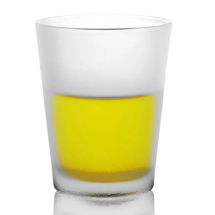 frosted glassware sublimation tequila shot glasses custom vodka glass tumbler glasses frosted shot glass