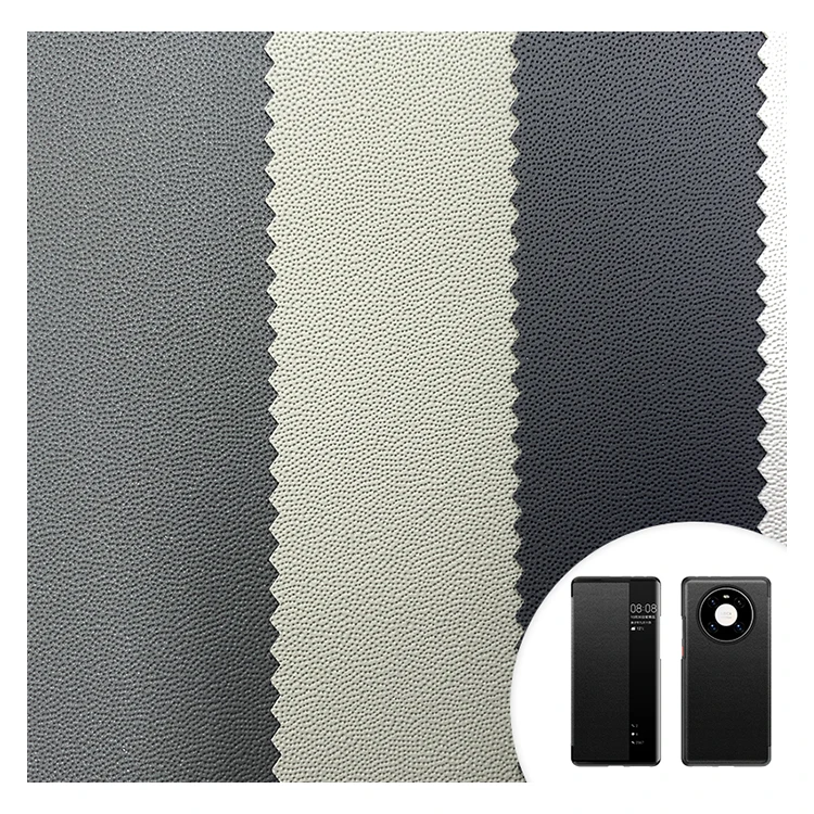 Factory Scratch Resistant Leather Pastel Fabric Printed Faux Leather Wholesale For Phone Case