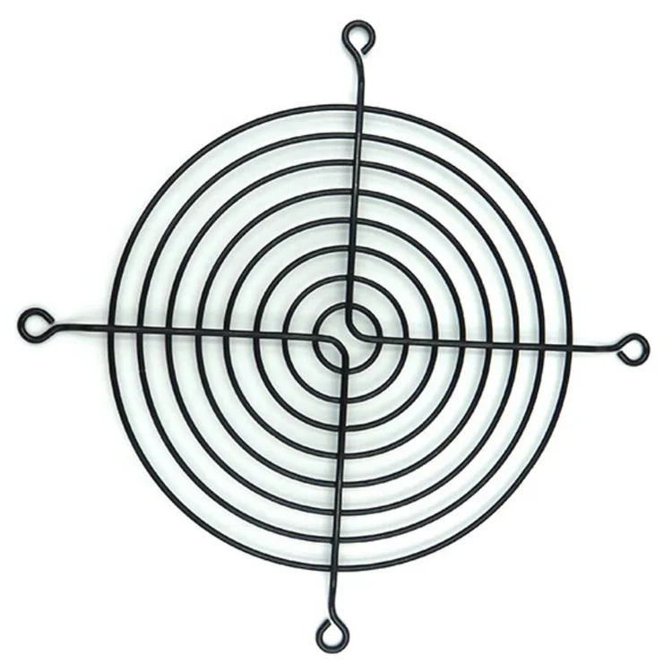 
120mm Black Metal Fan Guard Metal Fan Fliter for 120x120x25mm 120X120X38mm AC/DC/EC Cooling Fan 