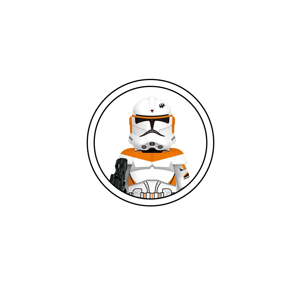 Shadow Clone Arc Trooper Fives Wolfpack Commander Cody Stromtrooper Space Wars Plastic Building Blocks Kids Toys Juguetes