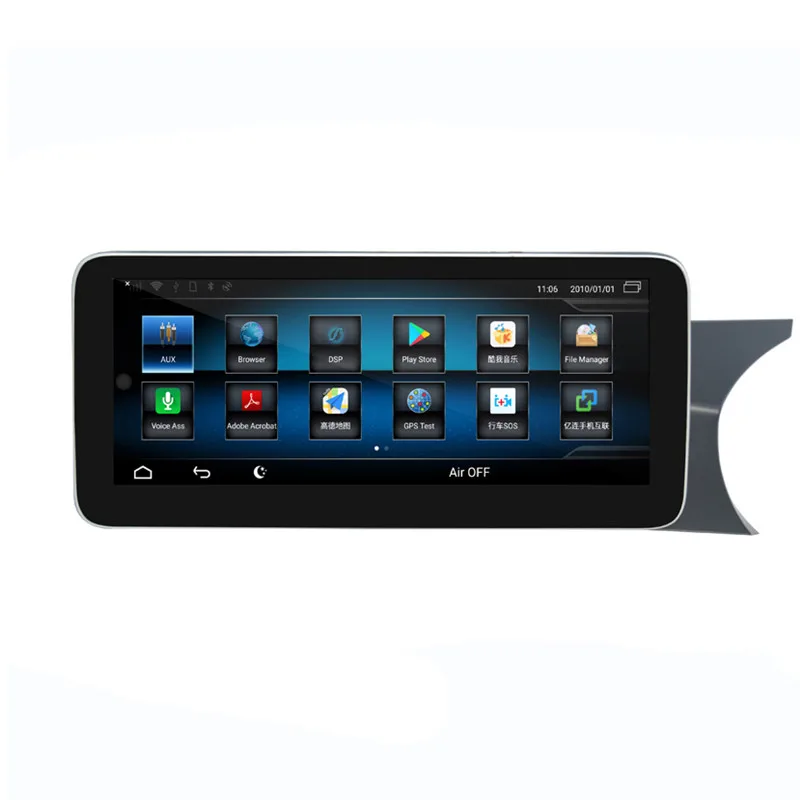 RHD LHD 10.25' 12.3'Android Carplay Autoradio GPS Navigation for M ercedes B enz C class2011-2014 W204 S204 C180 C200 NTG 4.5
