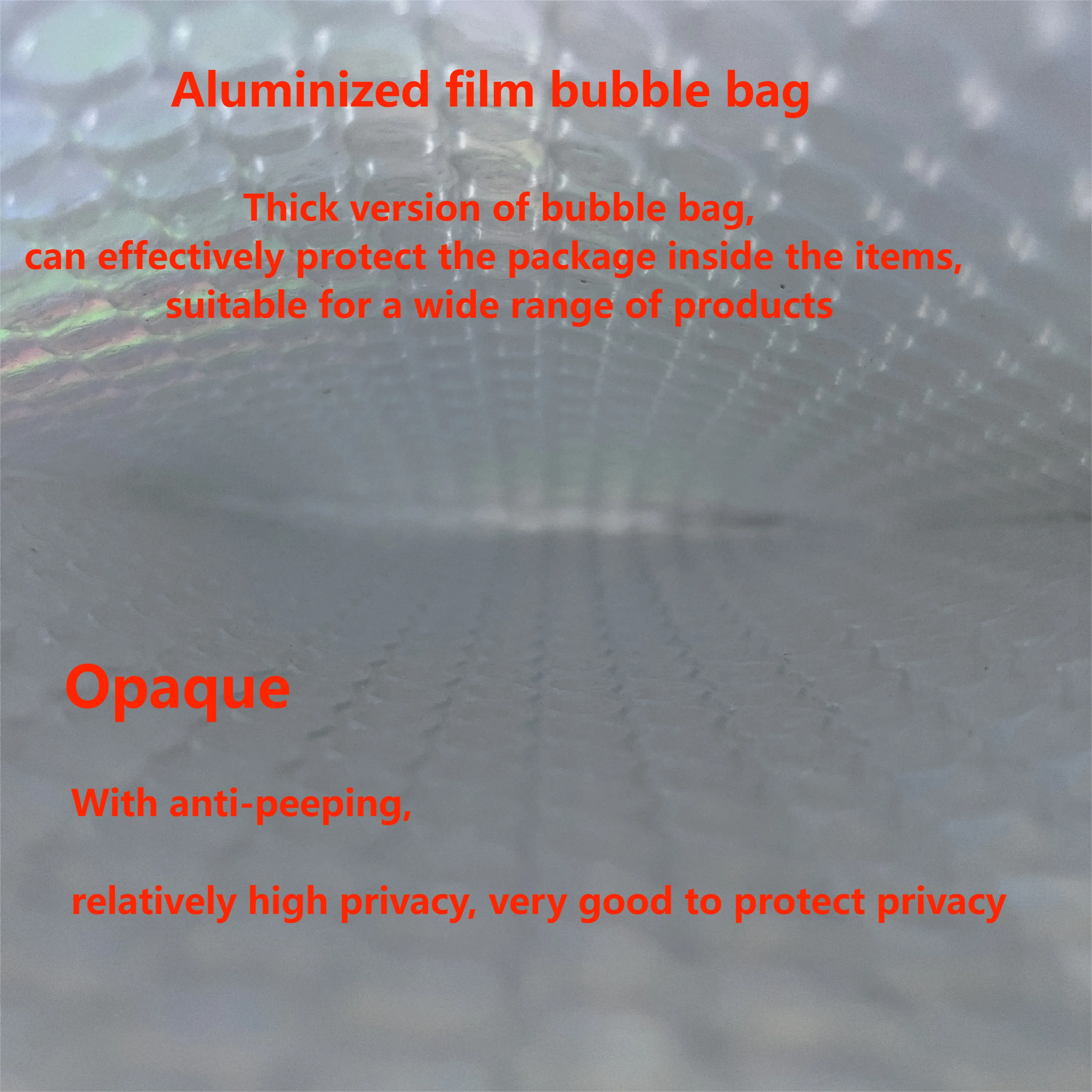 Custom Logo Thicker Bubble Black Red Purple Holographic Rainbow Black Aluminum Rose Gold Foil Mailers Metallic Bubble Mailer