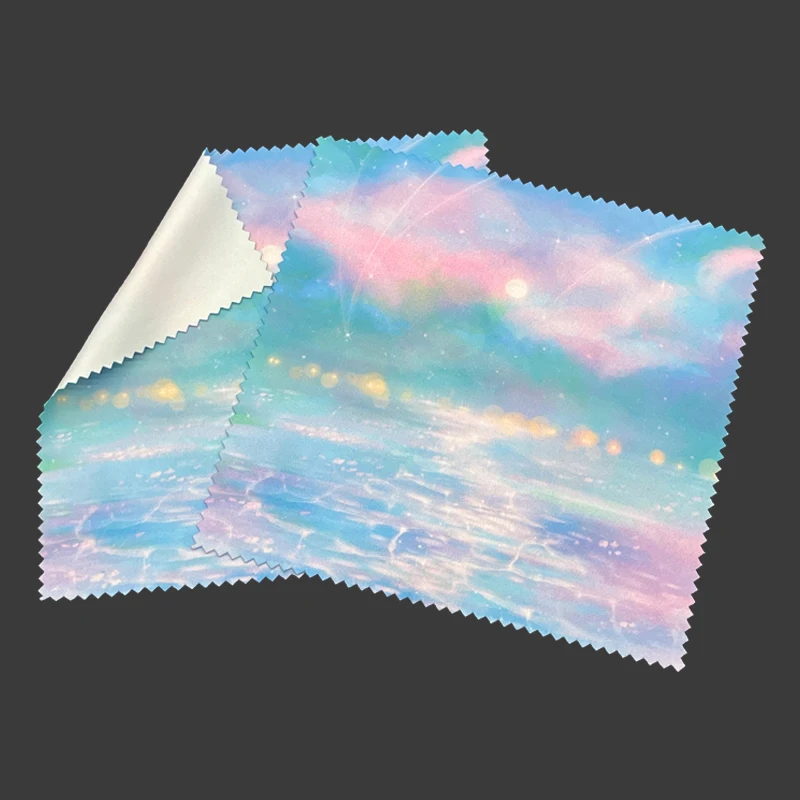 Wholesale Custom Printed Digital Print Suede Sublimation Blank Custom Logo Mirco Fibre Microfiber Lens Cloth