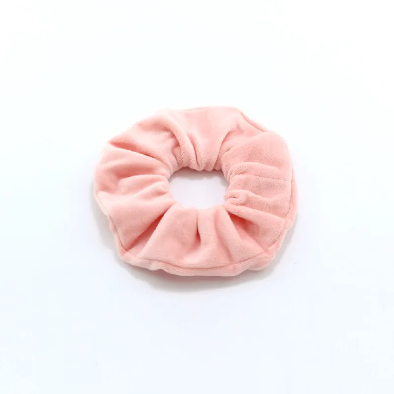 water absorption scrunchies with a logo tag simple headdress flannel large intestine circle hair ring support