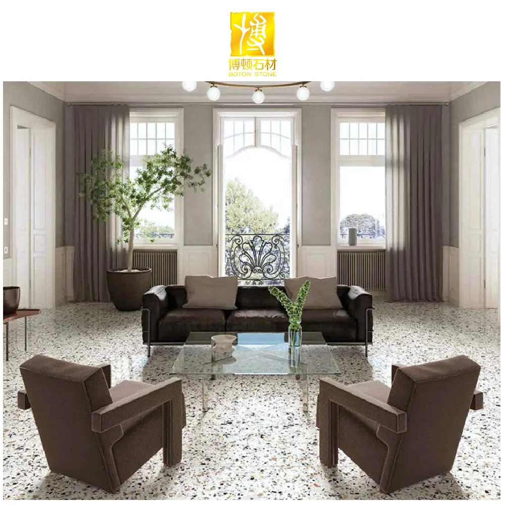 Artificial Stone Red Ruby Terrazzo Kitchen Bench Top Competitive Price Kitchen Countertop