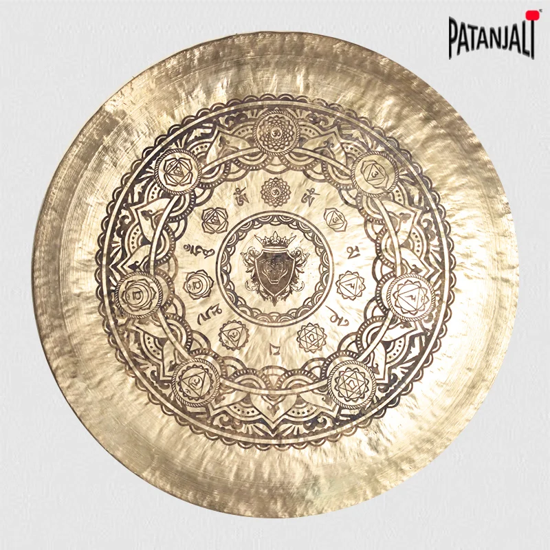 Gong manufacturer direct sales 40 inch embossment six words chau gong