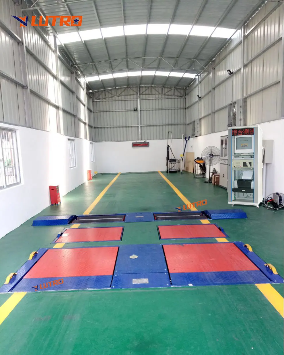 5T 10T vehicle suspension performance tester auto testing lane Axle (wheel) weight meter vehicle inspection station