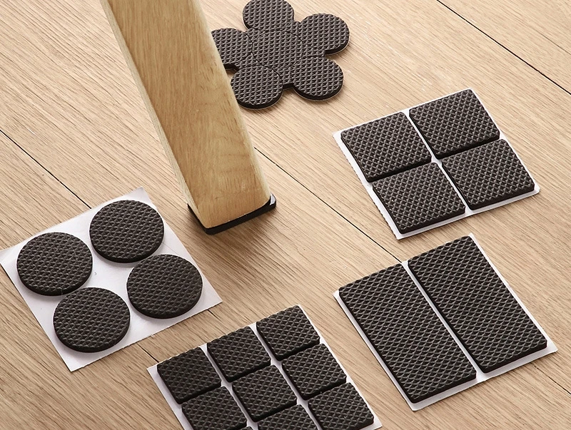 Round Square  Rectangle shape Best Self Adhesive Rubber Furniture Feet Non Slip Furniture Pads
