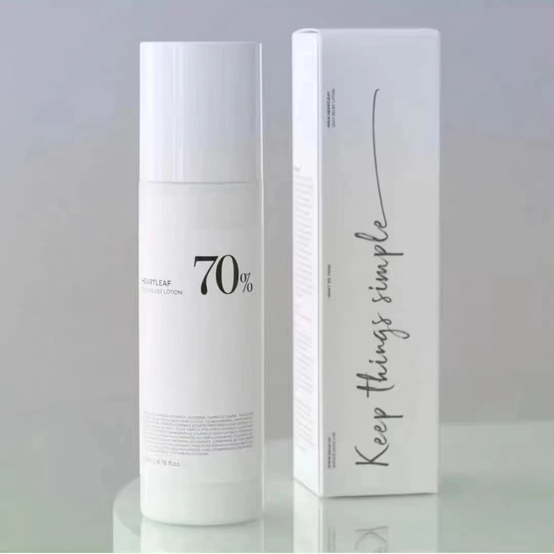 Anuaa70% Houttuynia Daily Soothing lotion Moisturizing Cream Toner Sensitive Skin Whitening and Moisturizing