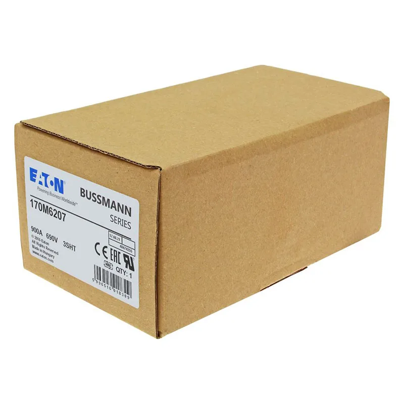 900A 690V 170M6207 170M Series Bussmann Fuse High Speed Square Body Blade Fuses