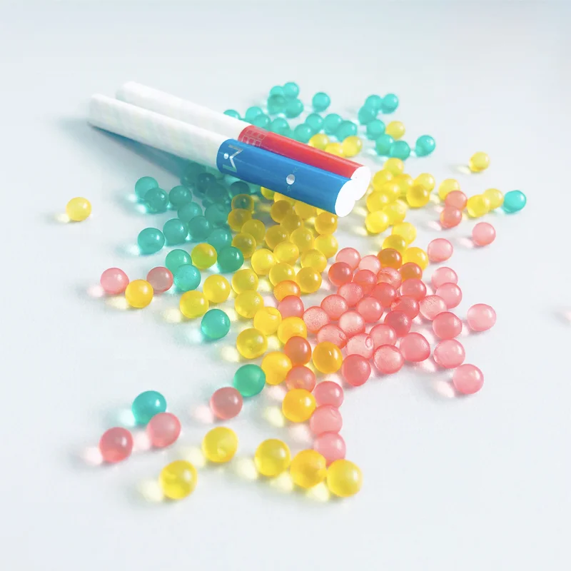 Blasting Beads Remove Bad Breath Eco-friendly Disposable Pop Bursting Capsule Cigarettes