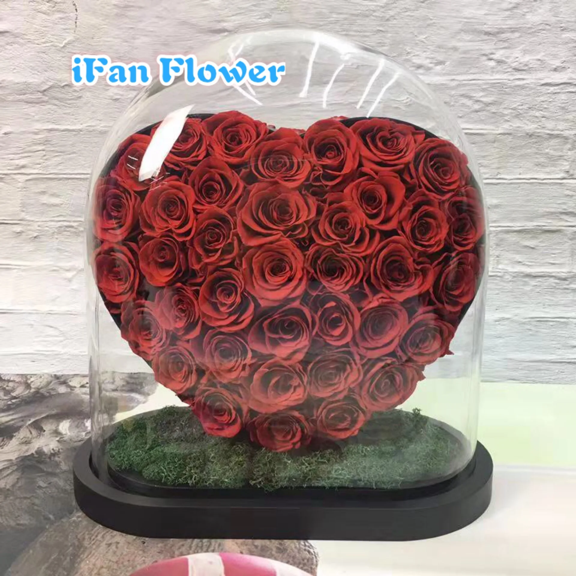 Beautiful UNITED ARAB EMIRATES flag real preserved roses eternal rose wholesale