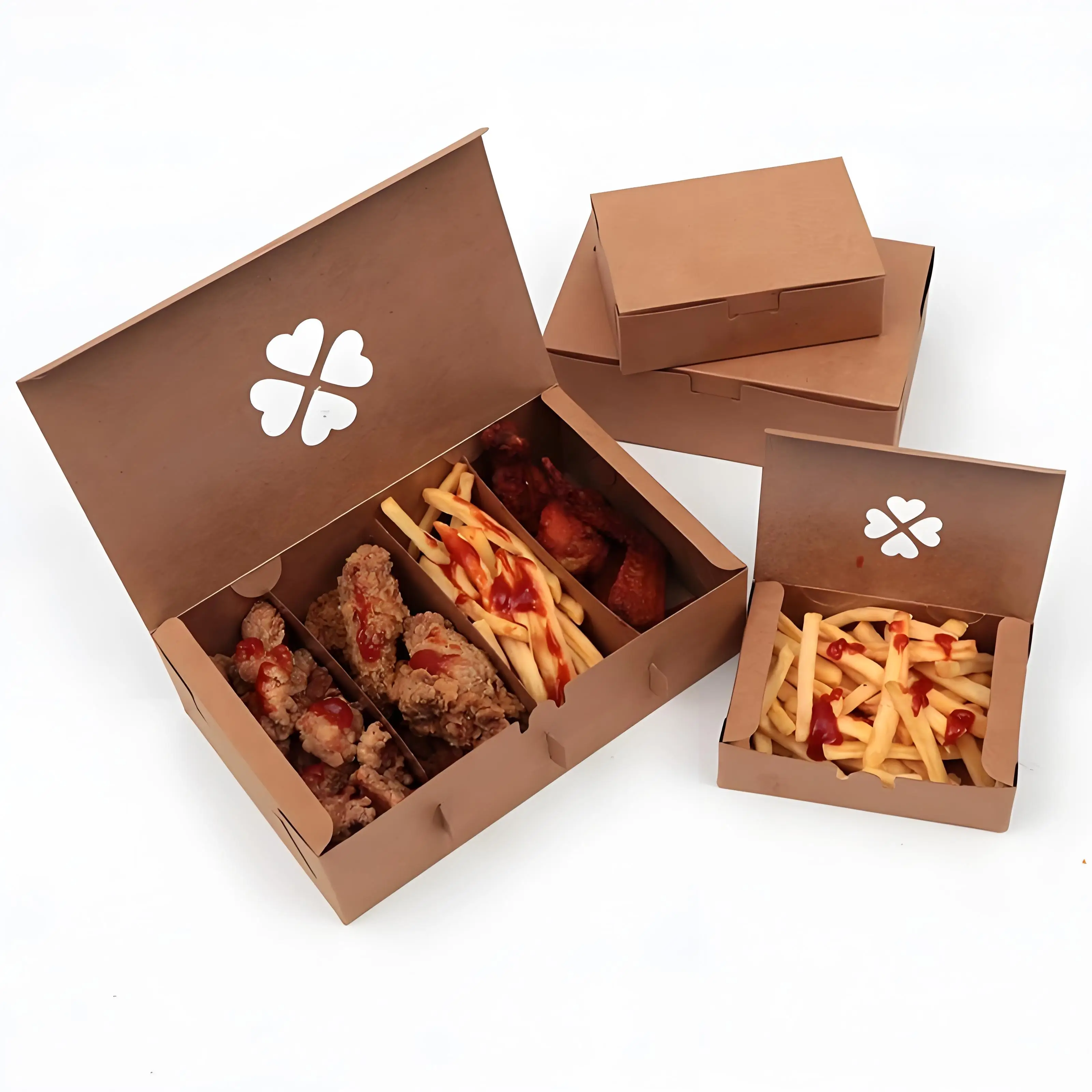 Wholesale PE Food Grade corrugated packaging box custom size/color lunch box