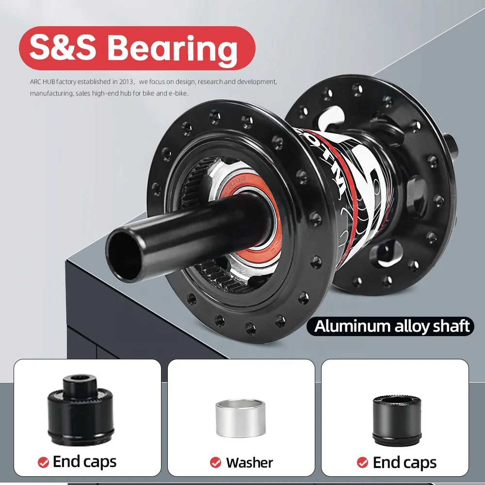 MT - 039F / R HG 8 9 10 11s 32 Holes Aluminum Alloy  Bicycle Hub 2023 New Rainbow Mountain Bike Hub ARC 6 Pawls MTB Hubs