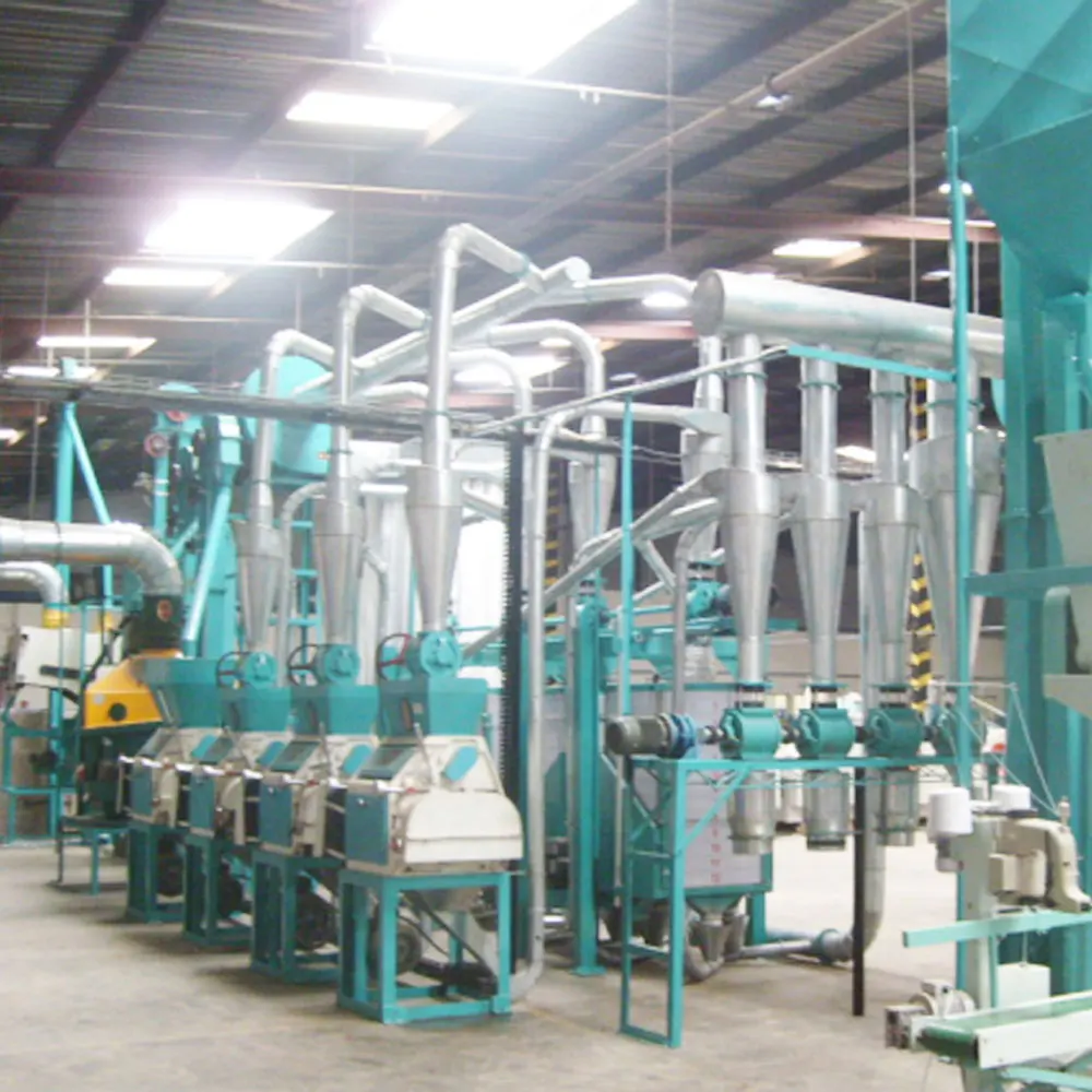 50 ton per day corn flour milling plant maize mill machinery
