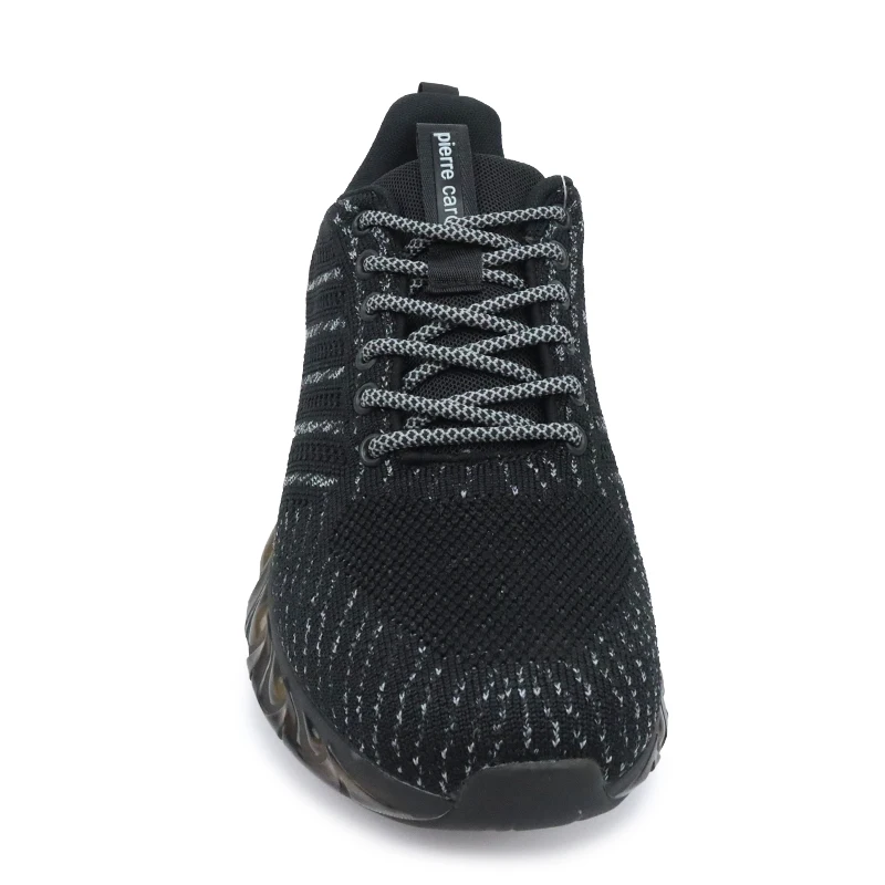 Men Sneakers Good Price Sport Shoes Wholesale High Quality Fashion Black Waterproof PU upper casual shoes