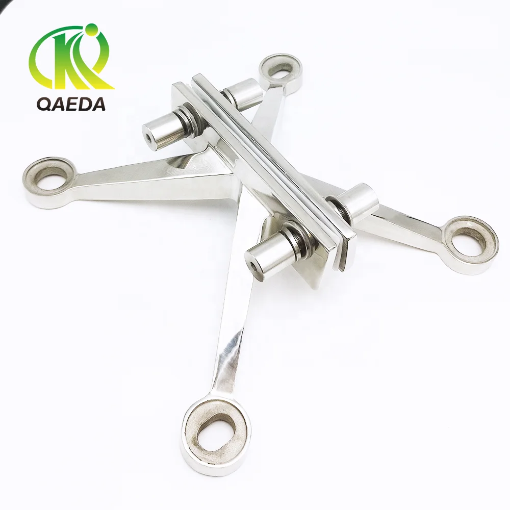 Stainless Steel Glass Spider Glass Clamp System Curtain Wall Spider Glass Holder Spider Fittings