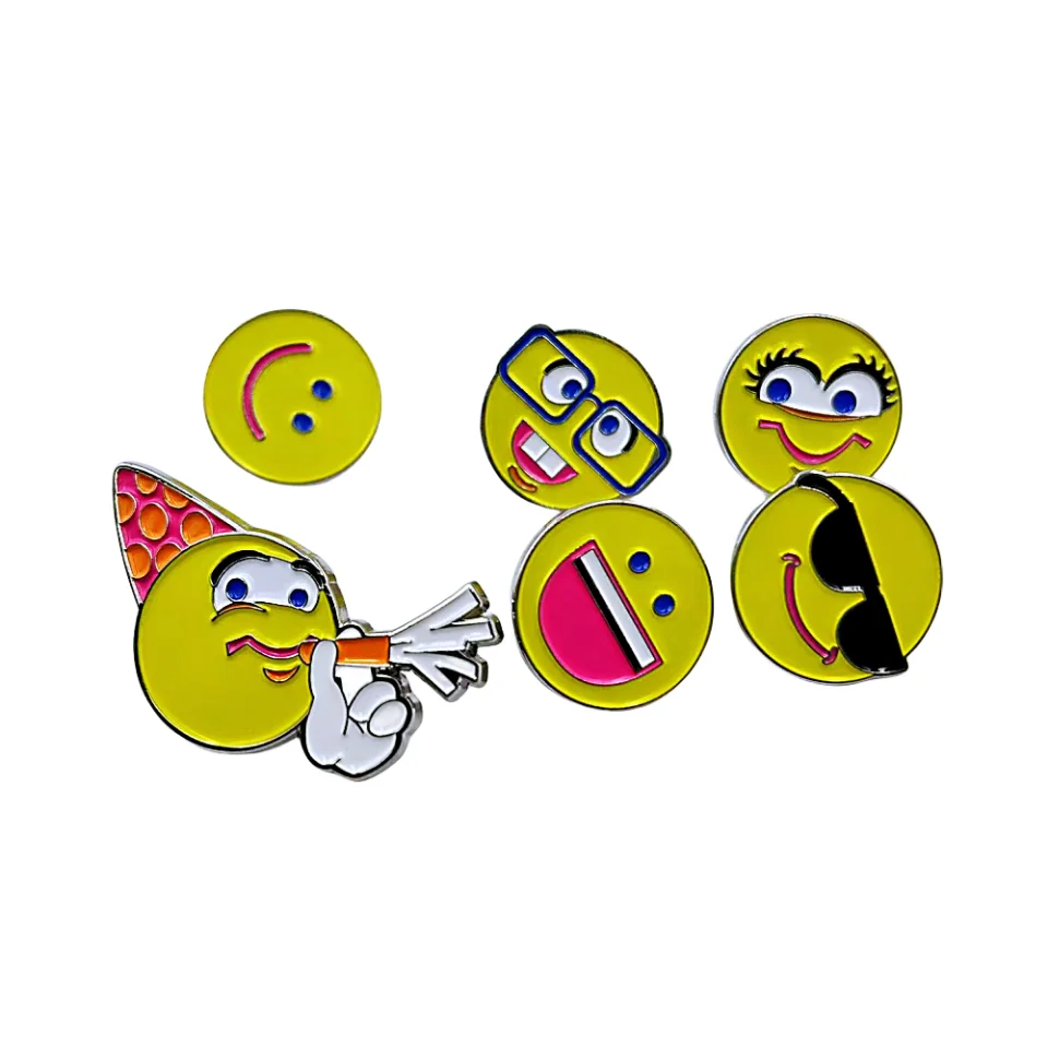 Factory Hot Selling A Full Set of Badges Wholesale Free Sample Design Custom Logo Metal Hard Enamel Pins for Souvenir
