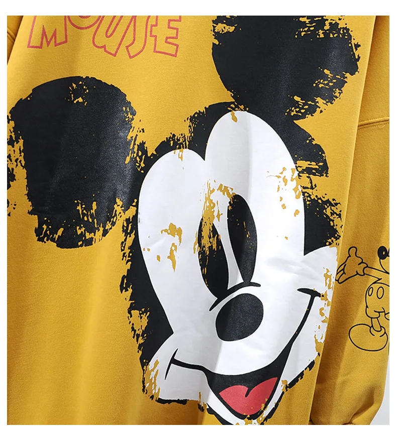 
2020 new arrival Mickey hoodie long sleeve without hood fashionable OEM custom made wholesale cheap hoodie 