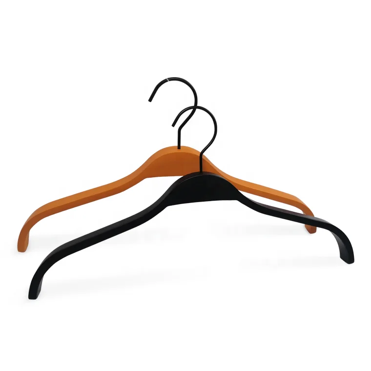 Zara Black Wooden Plywood  Laminated Clothes Hanger