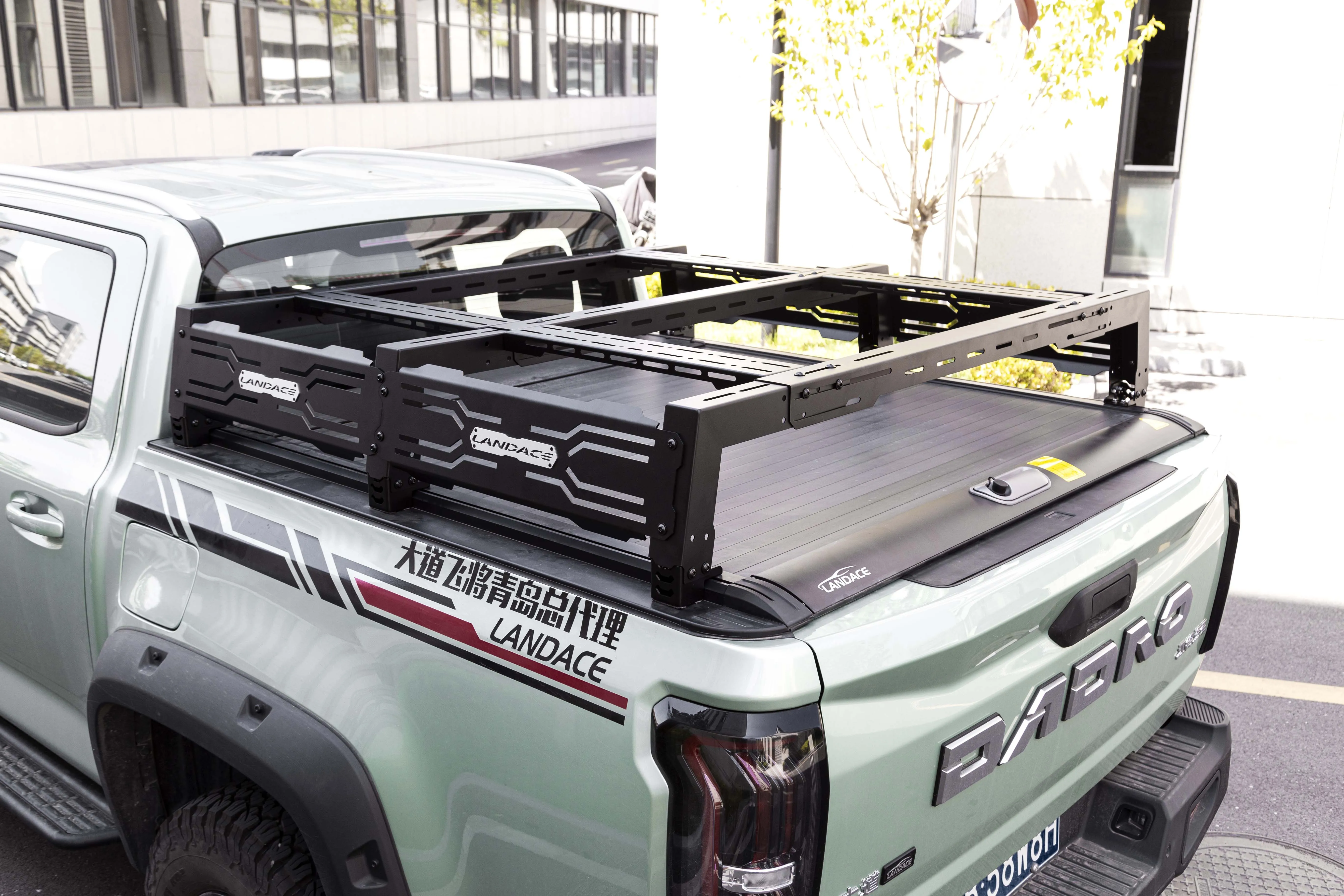 high quality adjustable Hard Stainless steel expandable universal Truck bed rack