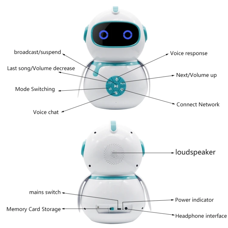 
Kids Educational Toys Smart Robot Toy G1-AH/L Students AI Intelligent Smart Robot Toys For Kids 