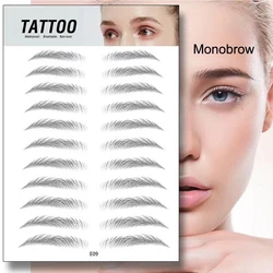 Impeccable Waterproof Transfer Fake Korean Eyebrow Sticker Temporary Eyebrow Tattoos