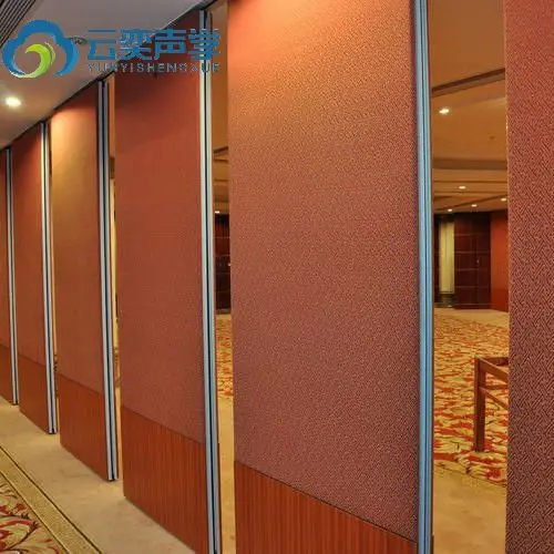 Movable Mdf Laminated Folding Sliding Soundproof Fireproof Partition Wall for Conference Room