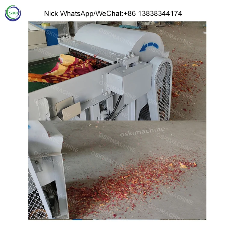 Textile Waste Clothes Opening Machines Cotton Waste Recycling Machine Fiber Cotton Opening Machine