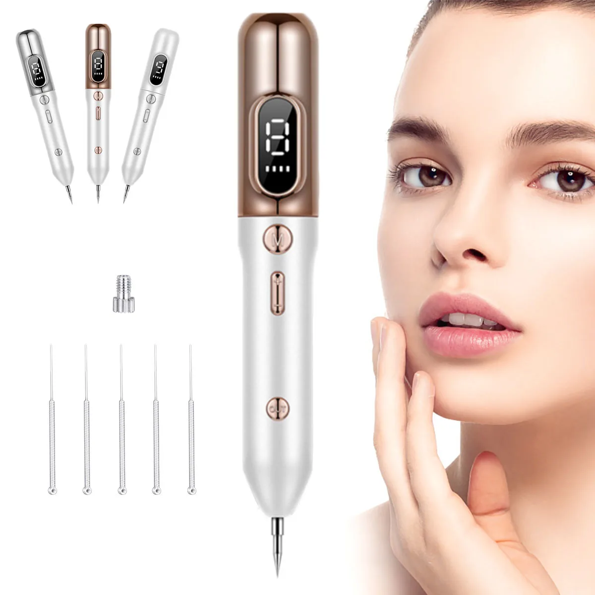 Hp350 LED Plasma Pen LED Lighting Laser Tattoo Mole Removal Machine Face Care Skin Tag Removal Freckle Wart Dark Spot Remover