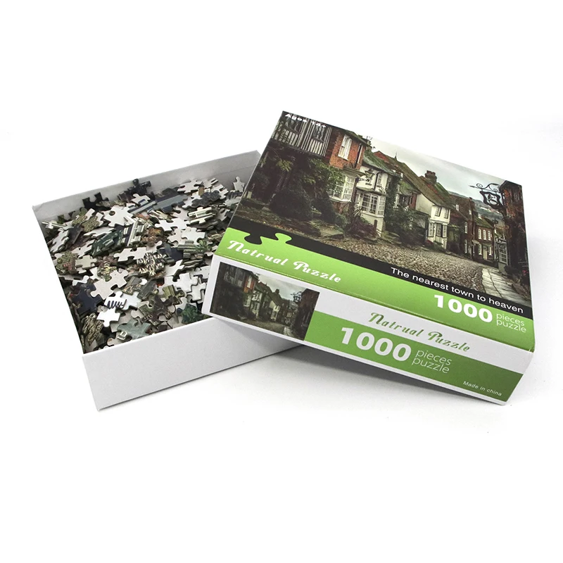 Детский Развивающий пазл-головоломка, пазлы из 1000 частей, игра на заказ