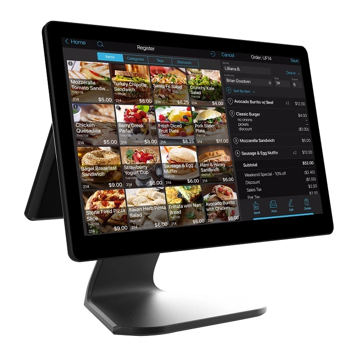 NFC/WIFI Smart Desktop i3/i5/i7 Pos Terminal for Ordering Smart Dual Touchscreens Windows 11 Pos System