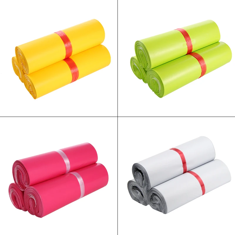 12.5*18inch  new raw material color  courier bags dhl plastic courier mailing mailer shipping envelopes