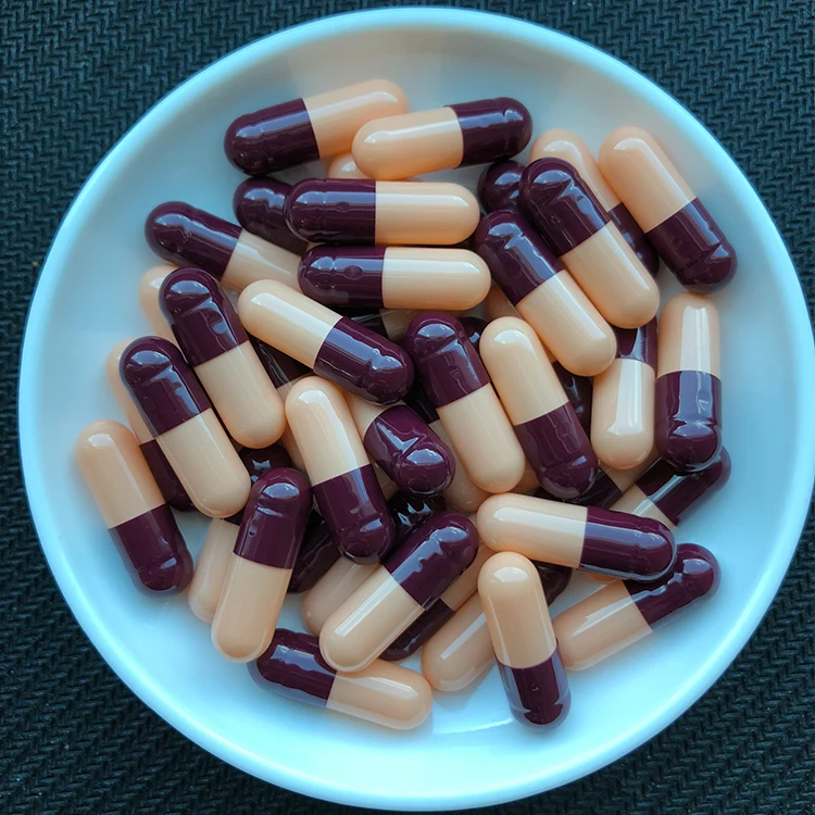 Size 0 1 2 3 4 Printing Vegetarian Colored Hard Pill Empty Gelatin Capsules Capsule Shell