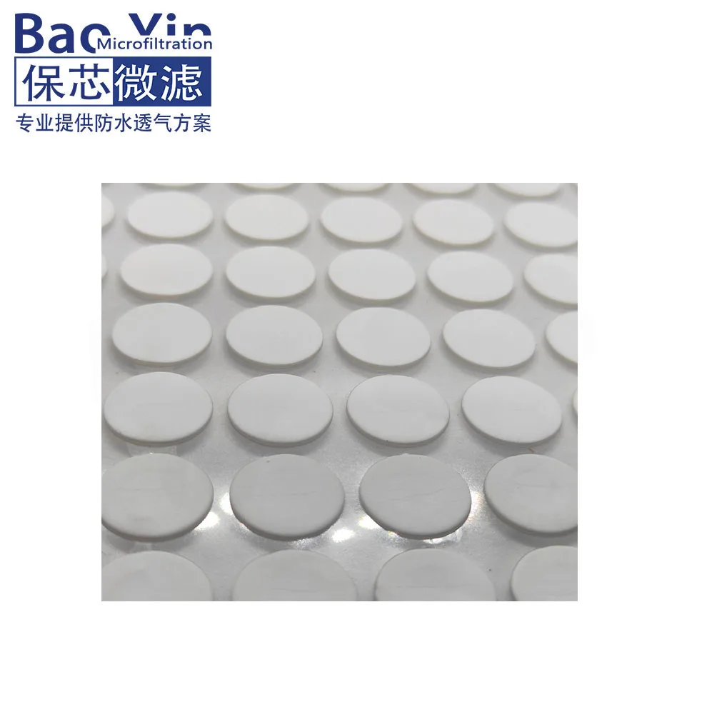 Adhesive Protective Vent Filter Dustproof Air Permeable E-ptfe Membrane Vent