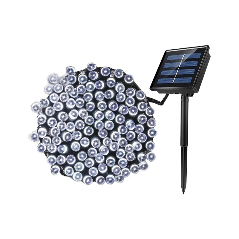 
100LED solar Christmas decorative string lights outdoor waterproof garden yard wedding party Light 