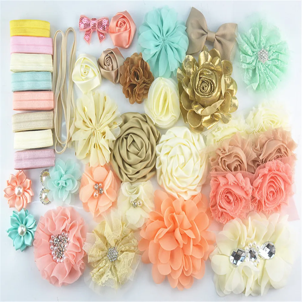 36 шт./компл. винтажный комплект повязок на голову, повязка на голову для душа, повязка на голову «сделай сам»