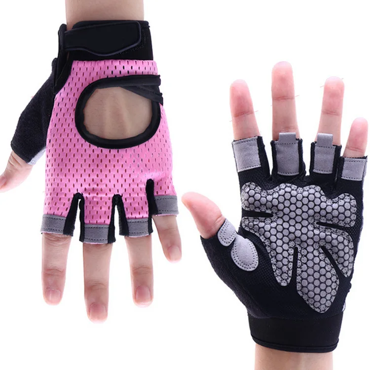 Good Quality Half Finger Protective Bike Motorbike Gym Sports Gloves