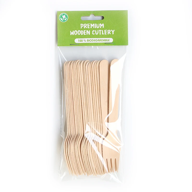 Supermarket Supply Disposable Customized Small Pack Wooden Knife